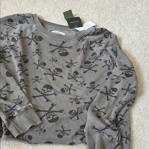 Grayson Threads XL Olive green army green green with skulls skull and crossbones